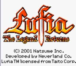 Lufia - The Legend Returns